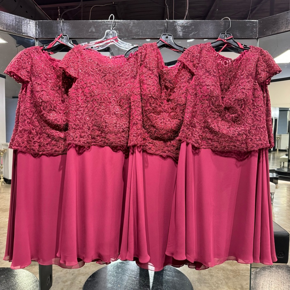 Magic Formals Tea Length Dress - Style Rebecca - Sz Medium, Large, & XL